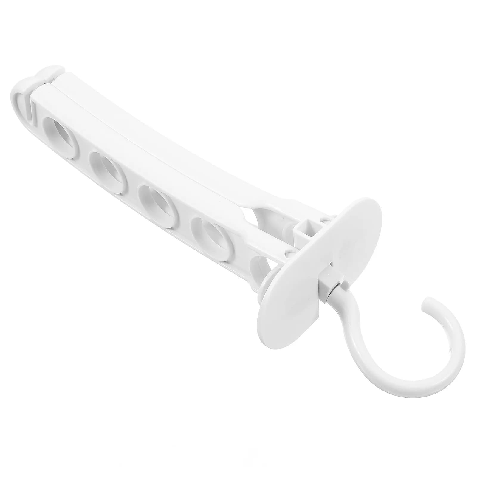Travel Folding Clothes Hanger Compact Collapsible Hanger for Closet Door Storage Lightweight Plastic Hangers Space Saving
