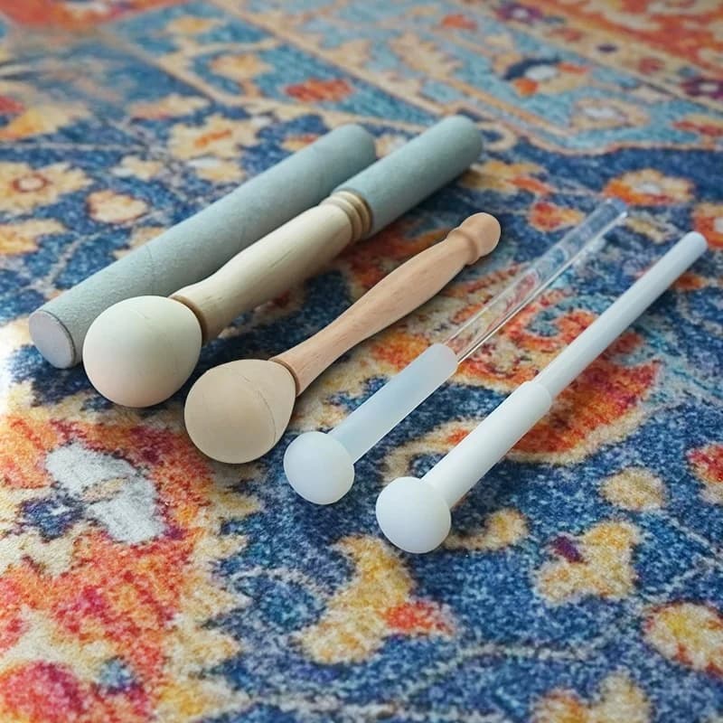 Singing Bowl Stick Professional Buddhist Bowl Knock Stick Yoga Meditation Sound Therapy Sticks Percussion Instrument Accessories