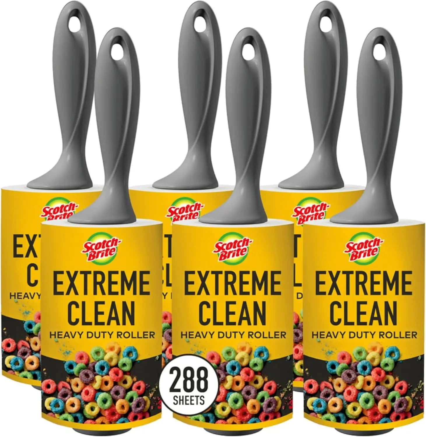 Rullo Leva-Pelucchi Extreme Clean Heavy Duty, Rimuovi-Pelucchi Avanzato per Detriti di Grandi Dimensioni, Extra Adesivo