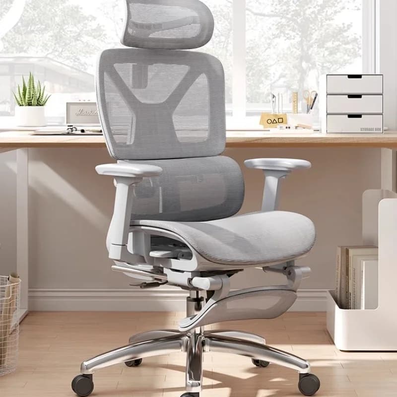 Sedia Ergonomica con Poggiapiedi per Computer, Girevole, di Alta Qualità, Estetica, per Gaming, Carina, Economica, Mobile, Sedia Gamer, Arredamento