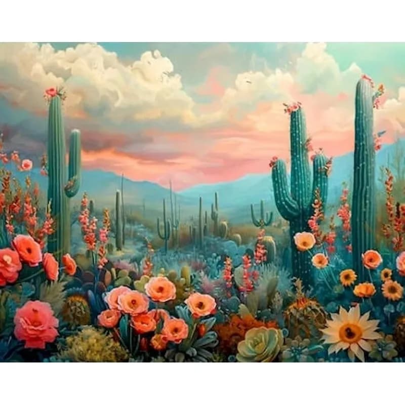 GATYZTORY Wildflowers Painting By Numbers HandPainted Art Glass Bottles Acrylic Paint canvas painting Home Wall Painting