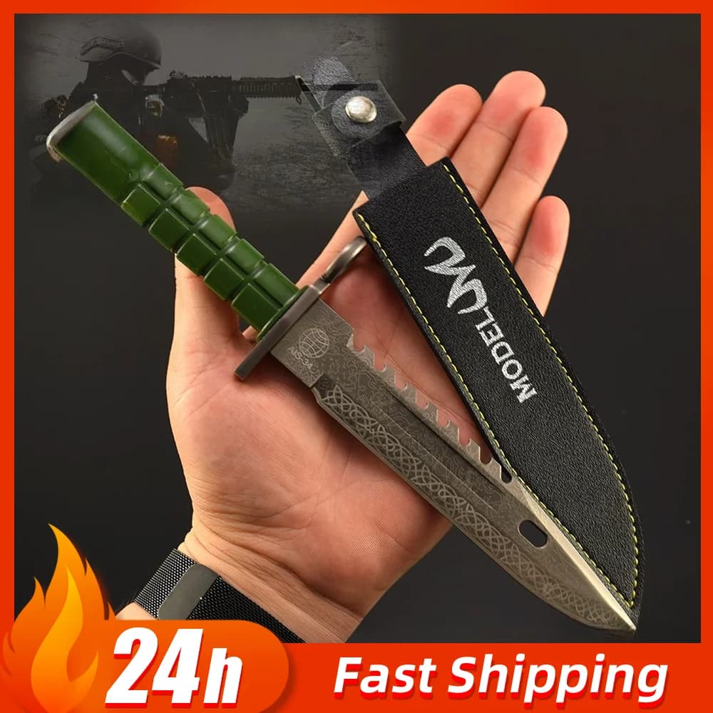 26 centimetri Go Gioco M9 Leggenda Coltello In Metallo Melee Arma Modello Gioco Periferico Samurai Spada Kanata Cospaly Prop Accessori Giocattoli Regalo