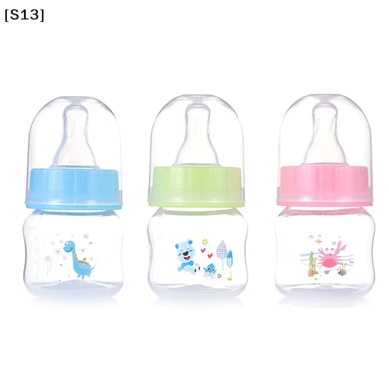 50ML Newborn Mini Portable Feeding Nursing Bottle BPA Free Safe Infant Nursing Nipple Care Feeder Fruit Juice Milk Bottles[Q]Q@