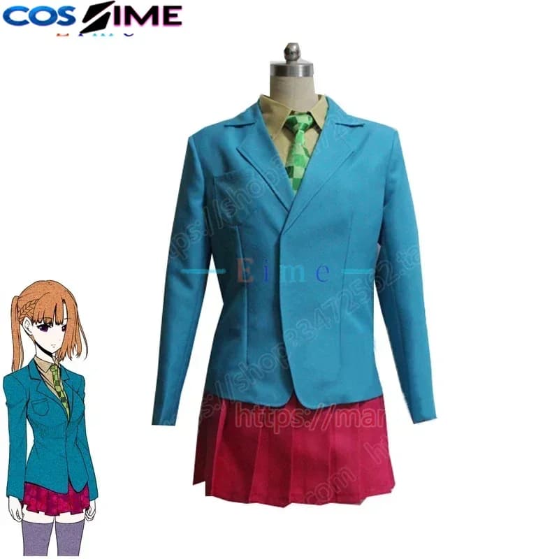 Costume Cosplay di Chidouin Sara dal Gioco 'Your Turn To Die', Uniforme Scolastica JK Carina, Giacca, Camicia, Gonne, Completo per Feste di Halloween, Realizzato su Misura