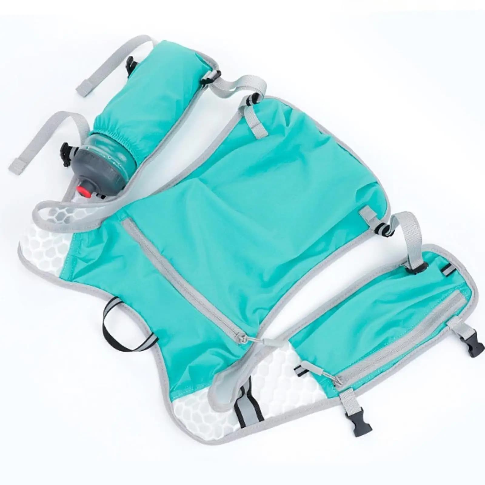 Multi Pocket Running Hydration Vest Backpack for Men Women Hiking Cycling Mountaineering and Outdoor Adventures