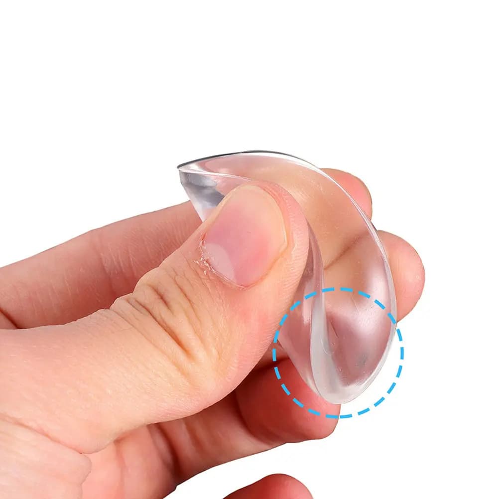 Set di 12 Protezioni Murali in Silicone per Maniglie delle Porte, Ammortizzatori Autoadesivi per Maniglie, Riduzione del Rumore, Cuscinetti Protettivi