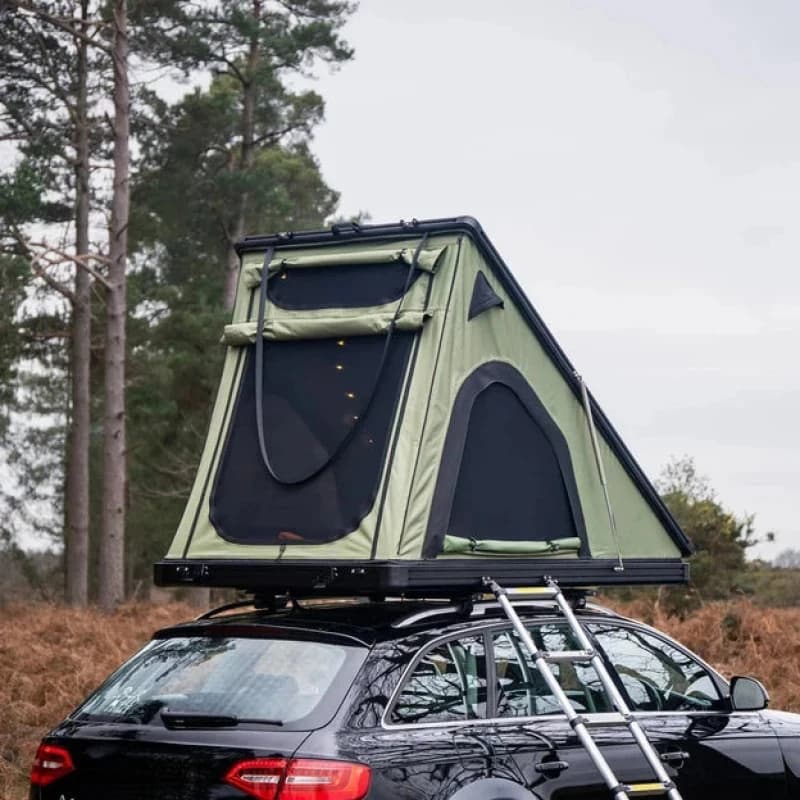 Tenda da Tetto Impermeabile per SUV, Best Seller per Campeggio Estivo, Doppio Strato Pieghevole in Lega di Alluminio
