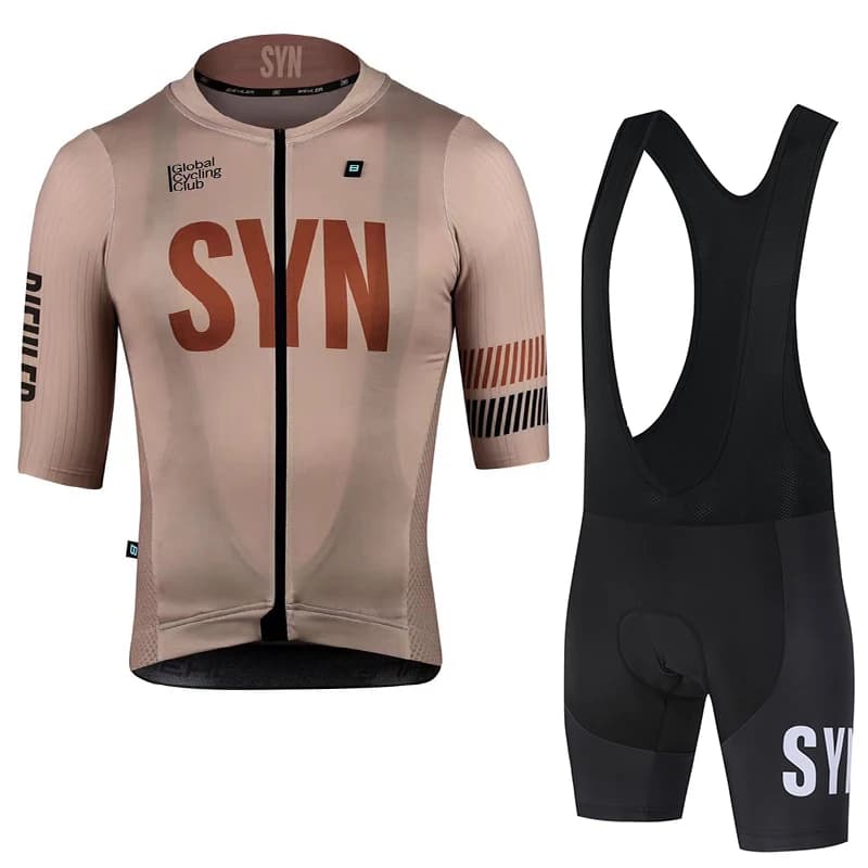 SYN full from cycling man, summer cycling mesh, cycling set with suspenders, polyester fiber cycling mesh, short set, cycling jacket