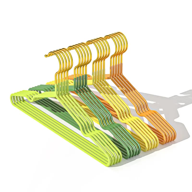 Appendiabiti con gancio dorato Appendiabiti per la casa audace Appendiabiti in plastica antiscivolo per riporre e asciugare i vestiti
