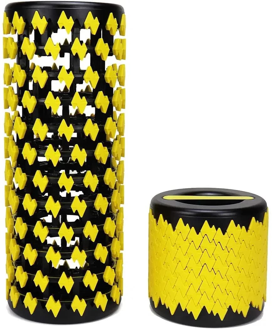 Foldable Column for Yoga, Adjustable Foam Roller for Pilates, Portable Fitness Equipment for Massage and Muscle Relaxation of Legs and Back