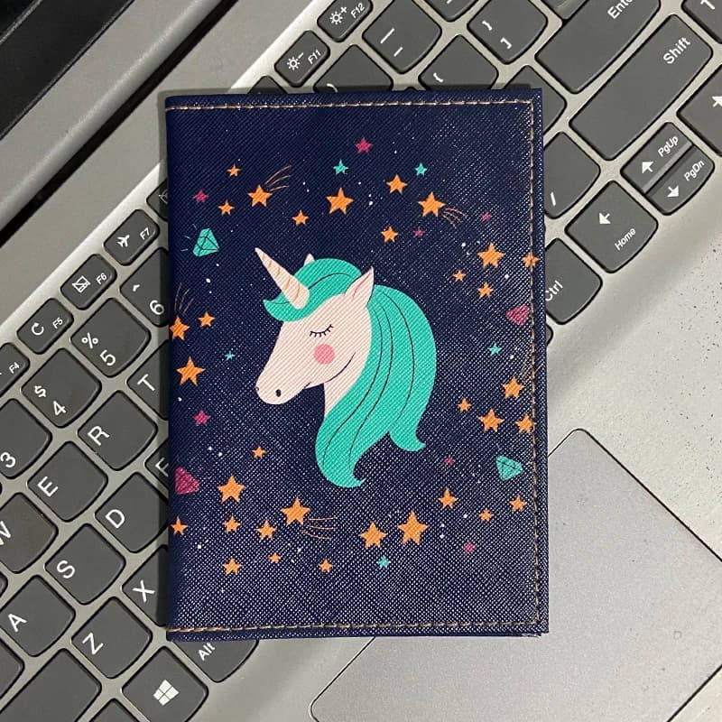 Cartoon Cute Passport Holder Boy Girl portafoglio da viaggio Soft PU cover per porta carte di passaporto