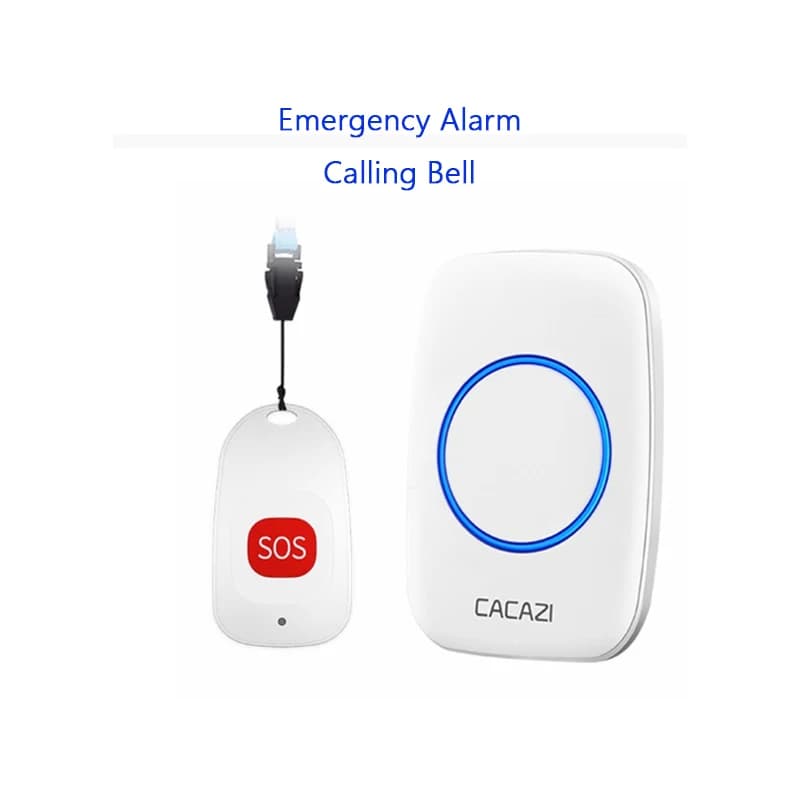 Remote SOS Calling System Emergency Alarm for Smart Home Wireless Persons for Seniors Hearing Signal Alarm Push US EU UK