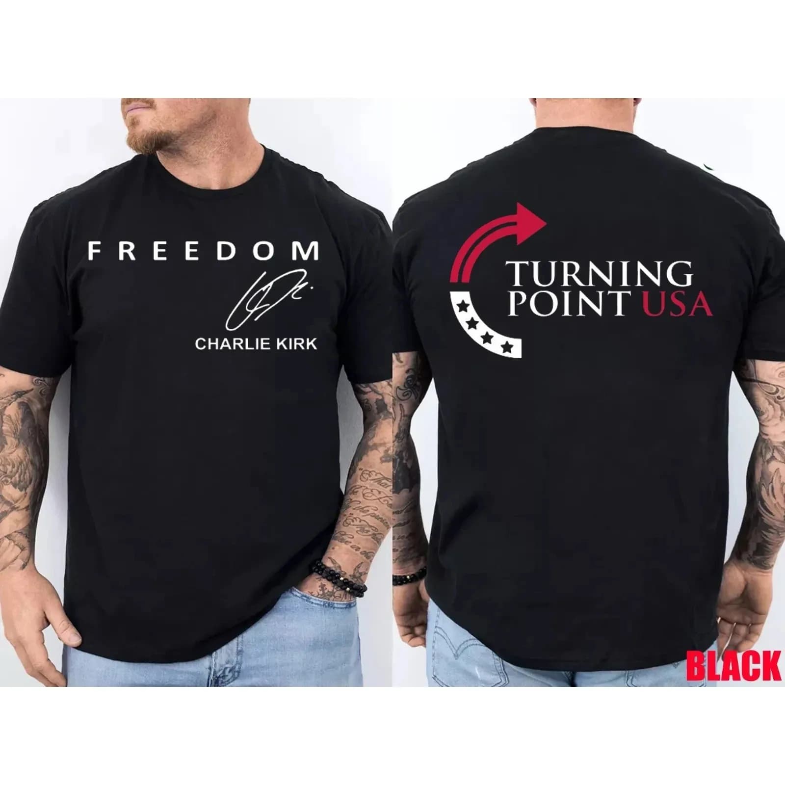 Freedom Fighter Tribute Tee – Proud Patriot Design, S-5XL
