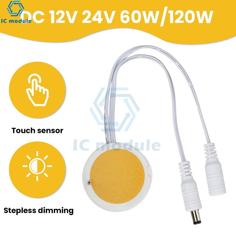 DC 12V/24V 5A 60W/120W LED Tactile Sensor Switch for LED Striped Tactile Switch