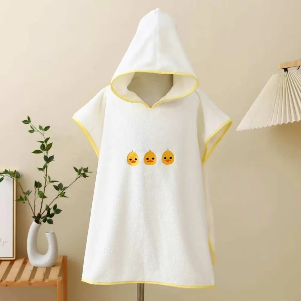 Comfortable Velvet Baby Bath Towel Absorbent Soft Touch Bath Robe Cartoon Animal Wrap Toddler Sleeping Wrap Kids