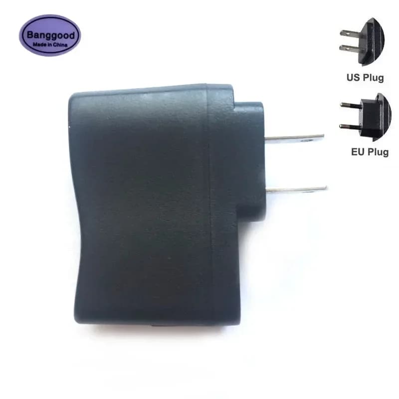 10 pz Banggood Spina USA/UE 5 V 0.5A Caricatore CA 500mA Adattatore di Alimentazione Da Parete Viaggio Casa Carregador Universale USB Massaggiatore Interfaccia