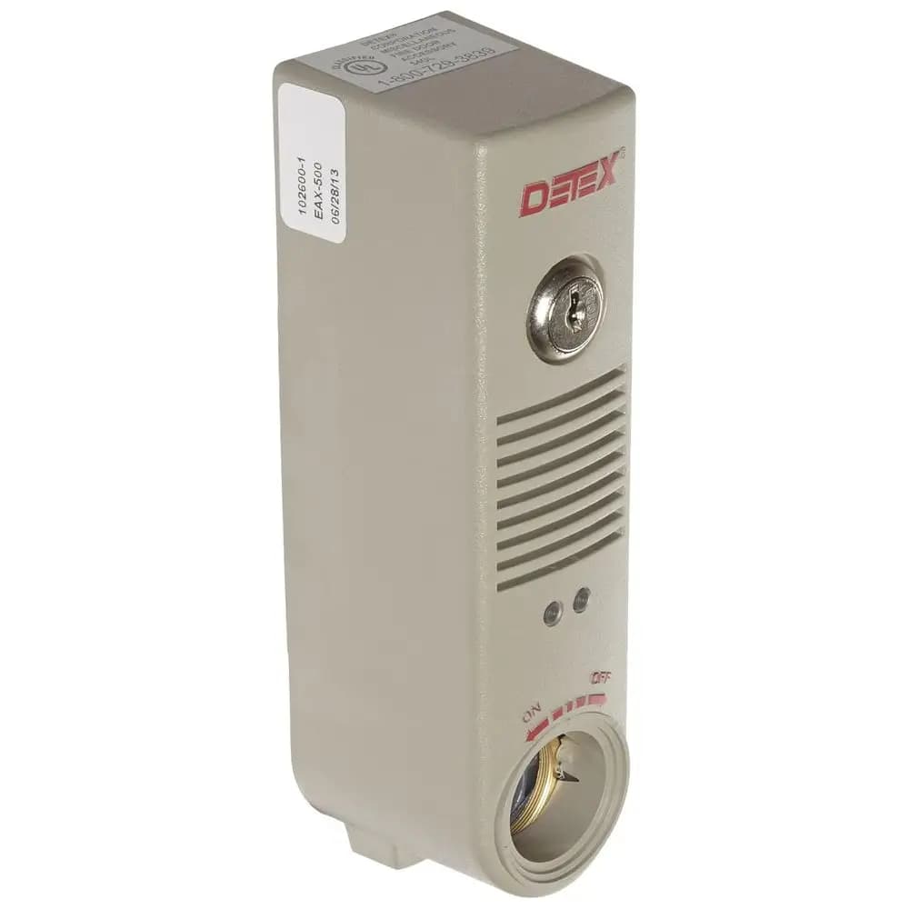 Allarme di uscita alimentato a batteria, 2,10 W x 2,375 P x 7,70 L, montaggio a porta o a parete