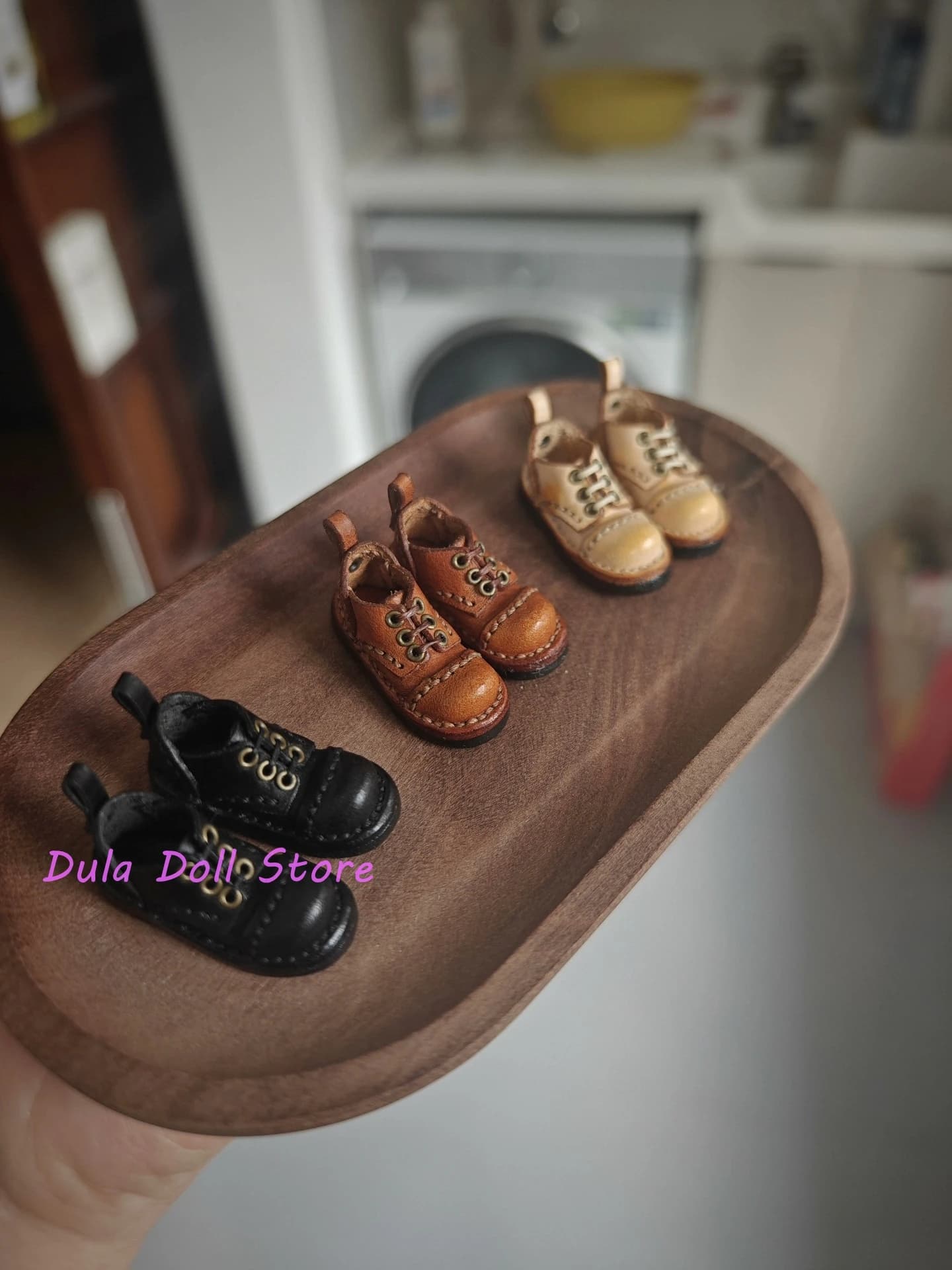Scarpe in pelle fatte a mano con lacci per bambole Blythe ob22 ob24 Azone e bambole piccole con corpo a forma di pesce, modello 2026 Dula Doll