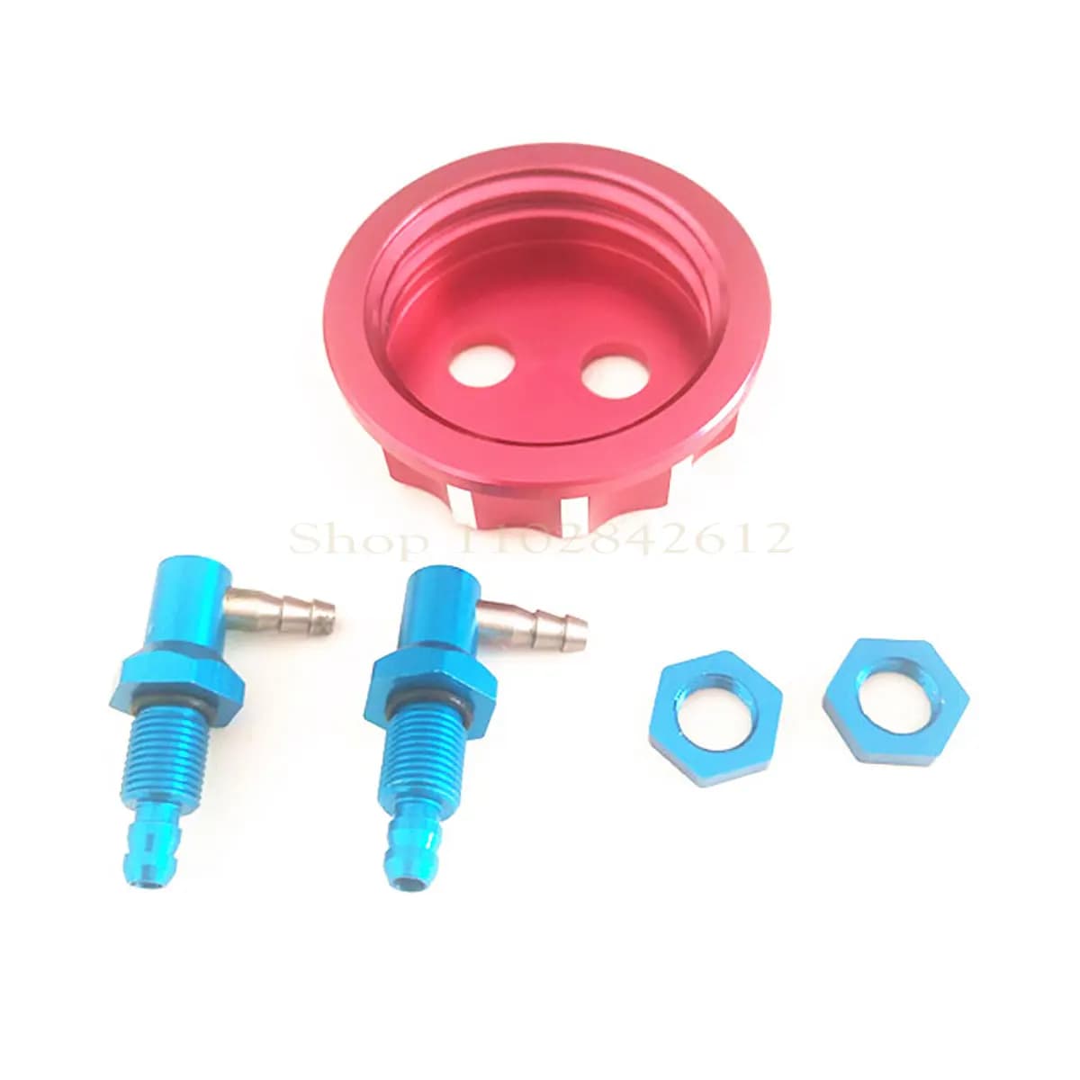 New Aluminum CNC Oil Drum Cover Fuel Tank Cap Accessories for drone model vases for Aircraft RC Watermelon
