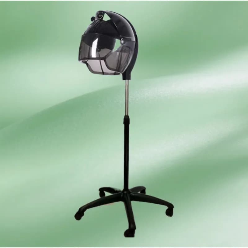 n Equipment Asciugacapelli da terra con cappuccio da pavimento regolabile Ruote rotanti per uso esterno