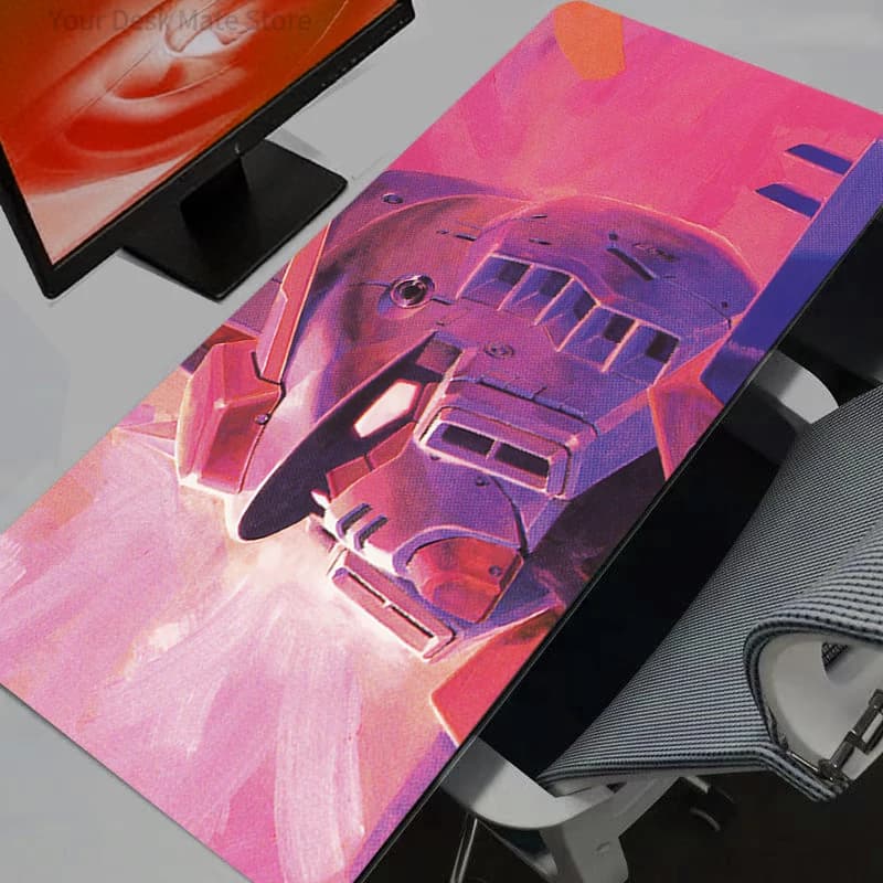 Tappetino per Mouse Gundam Anime Professionale per E-sports, Tappetino in Gomma per Tastiera e Scrivania, Regalo per Giocatori PC