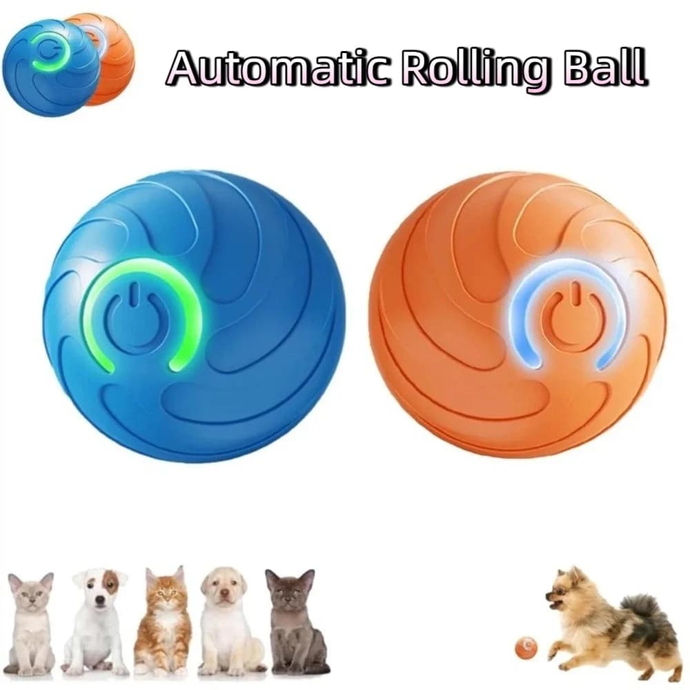 USB Rechargeable Cane Intelligent Toy Ball, Morsi Resistant, With Automatic Sauce and Bouncy Design, Dead Resistant