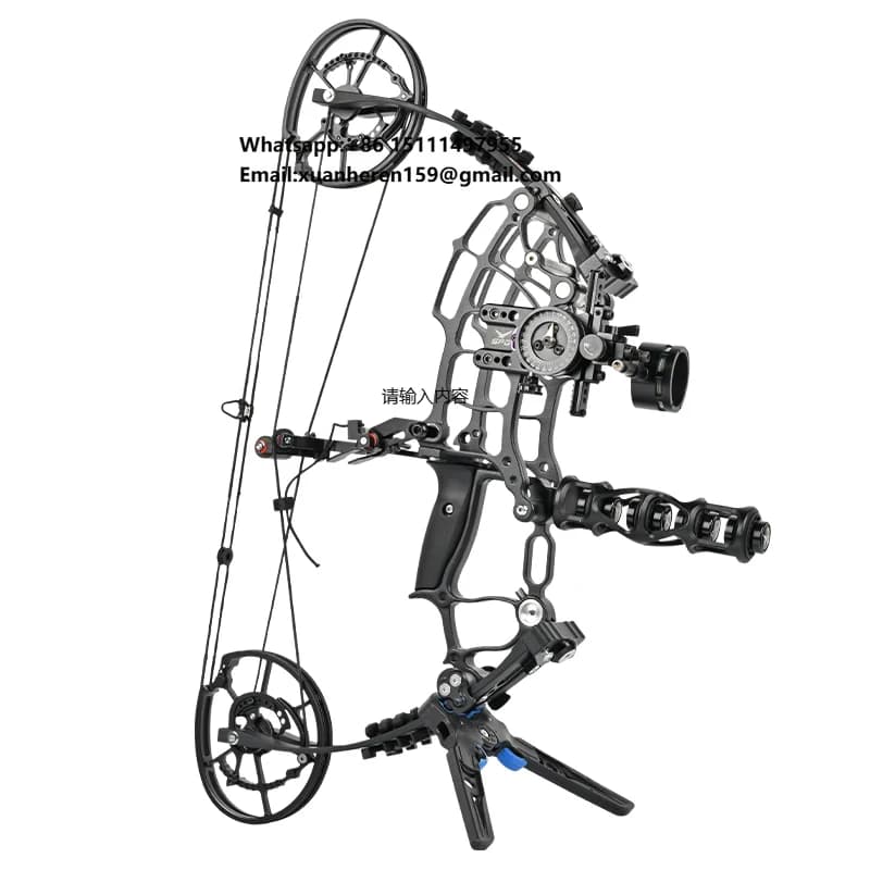 Archery Compound Bow and Arrow Set Steel Ball Arrow Dual Purpose Composite Pulley Bow Outdoor Hunting Fishing Shooting Equipment