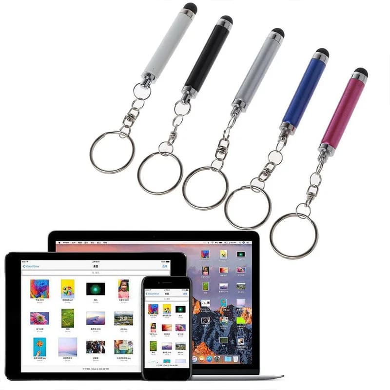 Penna a capacità corta per portachiavi per accessorio Touch Screen per telefono cellulare penna stilo universale per penna Tablet
