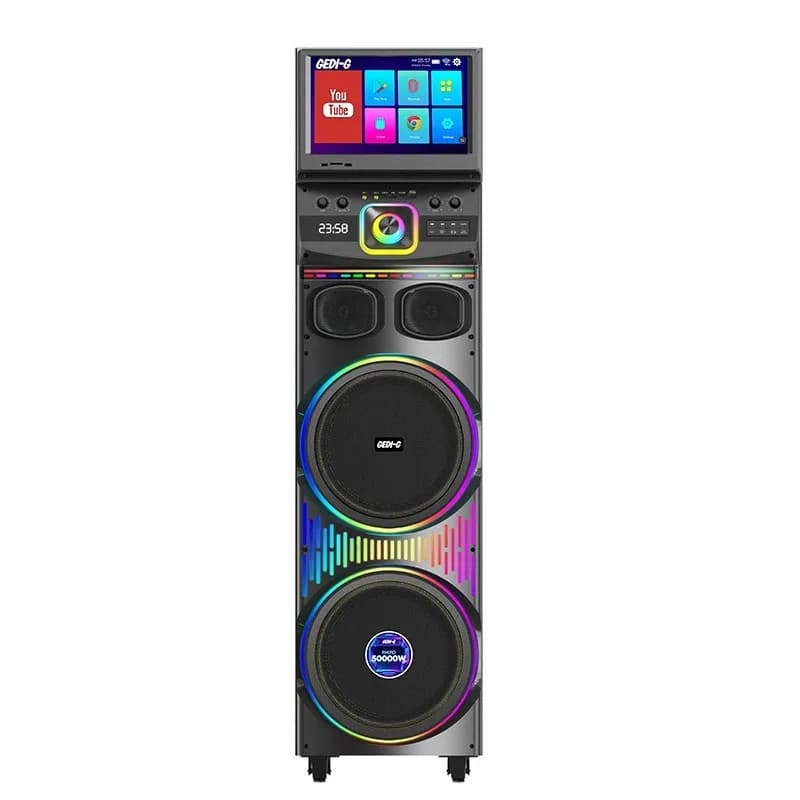 Square dance mobile video machine, outdoor karaoke live streamer Bluetooth video large screen