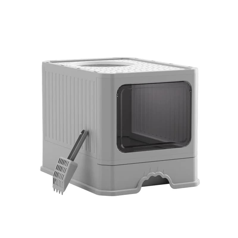 Lettiera per Gatti Extra Large Ecologica &c, Anti-Schizzi e Anti-Odore, Rinforzata e Ispessita, con Cassetto Completamente Chiuso, Accessori per Animali Domestici