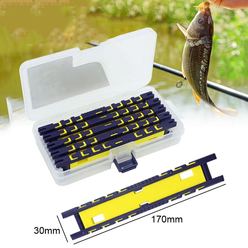 Set of 5 Wallets for Fishing Meters with Storage Box, Wrap and Organizer for Fishing Lovers