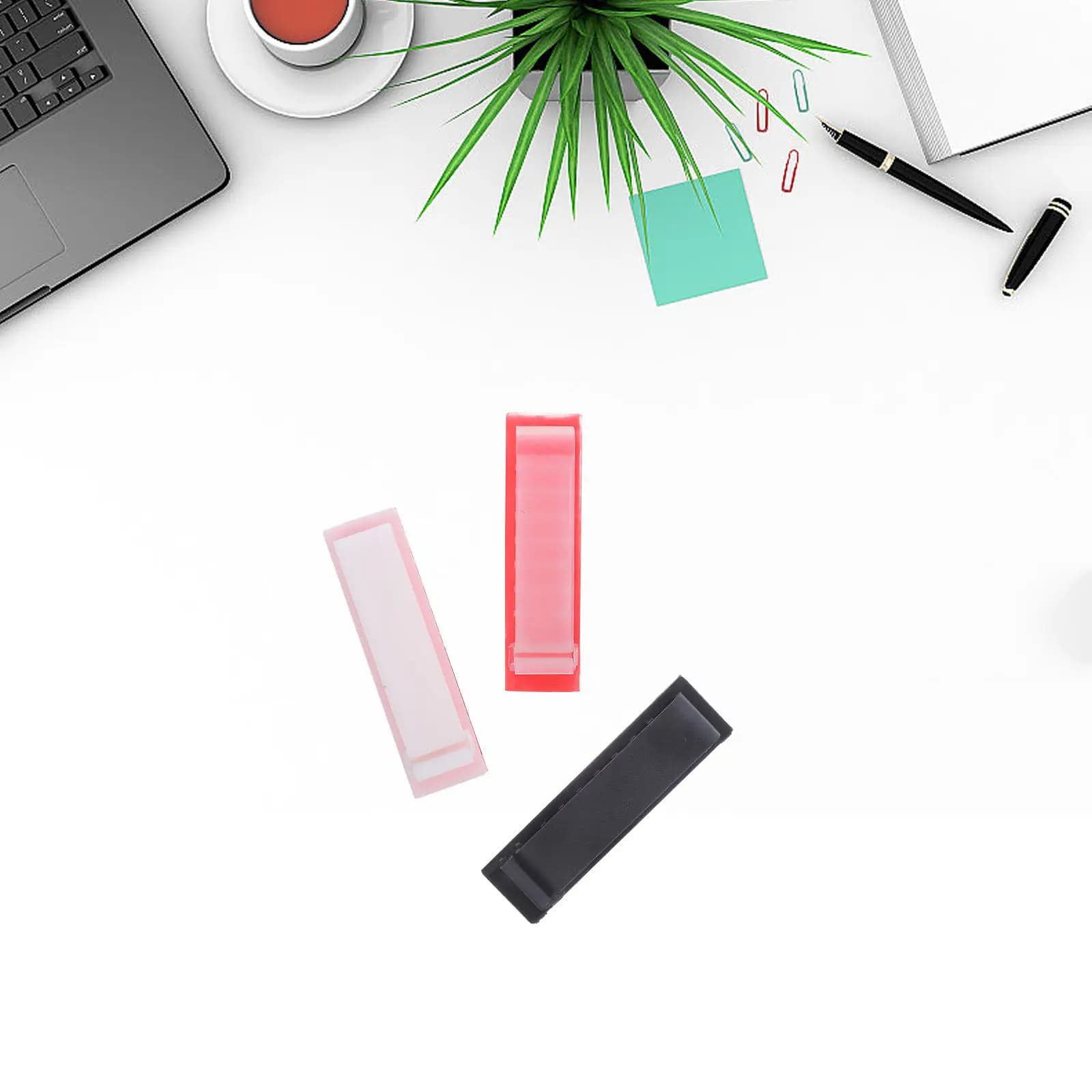 6 Pezzi Clip Portacavi da Parete Adesivi, Organizzatore di Cavi per Casa, Ufficio, Auto, Scrivania, Gestione Fili, Bordo Liscio, Clip per Cavi Riutilizzabili