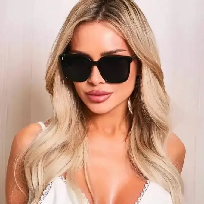 2 paia di occhiali da sole polarizzati da donna e da uomo, stile trendy, occhiali da sole polarizzati quadrati, protezione UV400, occhiali streetwear