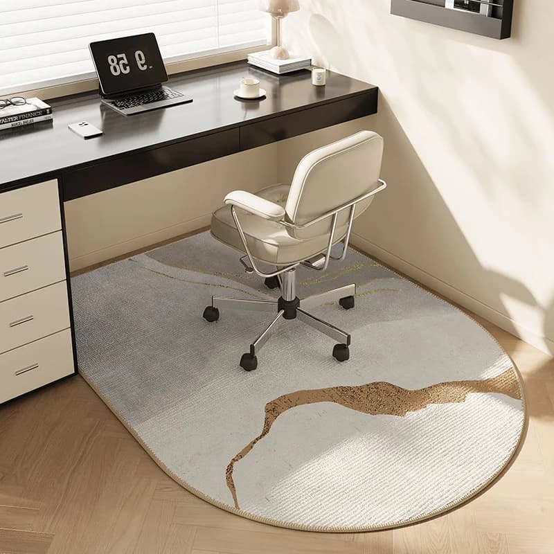 VIKAMA Computer Chair Anti-slip and wear-resistant Mat Bedroom Toeletta Studio Desk Chair Pad Home Decoration