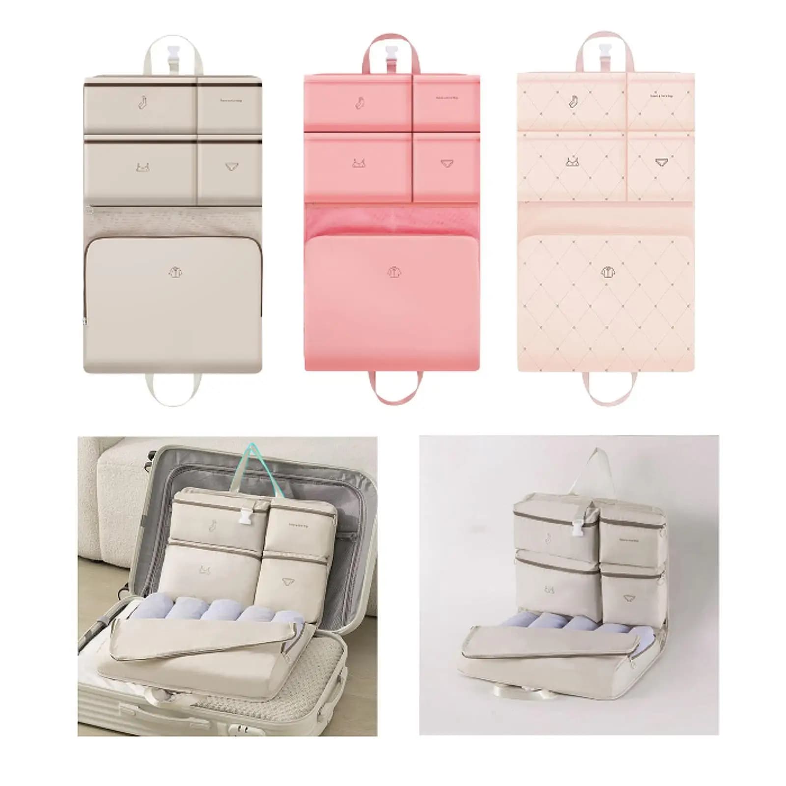 Packing Cube for Travel Socks Underwear Storage Bag Makeup Bag Pouch Suitcase Organizer Bag for Women Essentials Ship