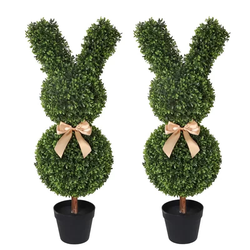 High Quality Garden Home Ornaments Animal Topiary Ornamental Outdoor Big Artificial Plants for All Models