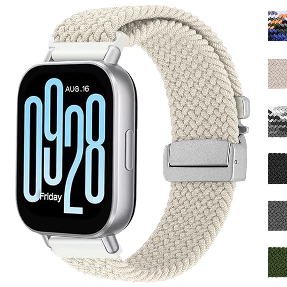 1 pz cinturino in nylon elastico per Redmi Watch 5 Active/Lite donna uomo Sport Solo cinturino intrecciato loop per Xiaomi Watch 2 Pro S4 S1