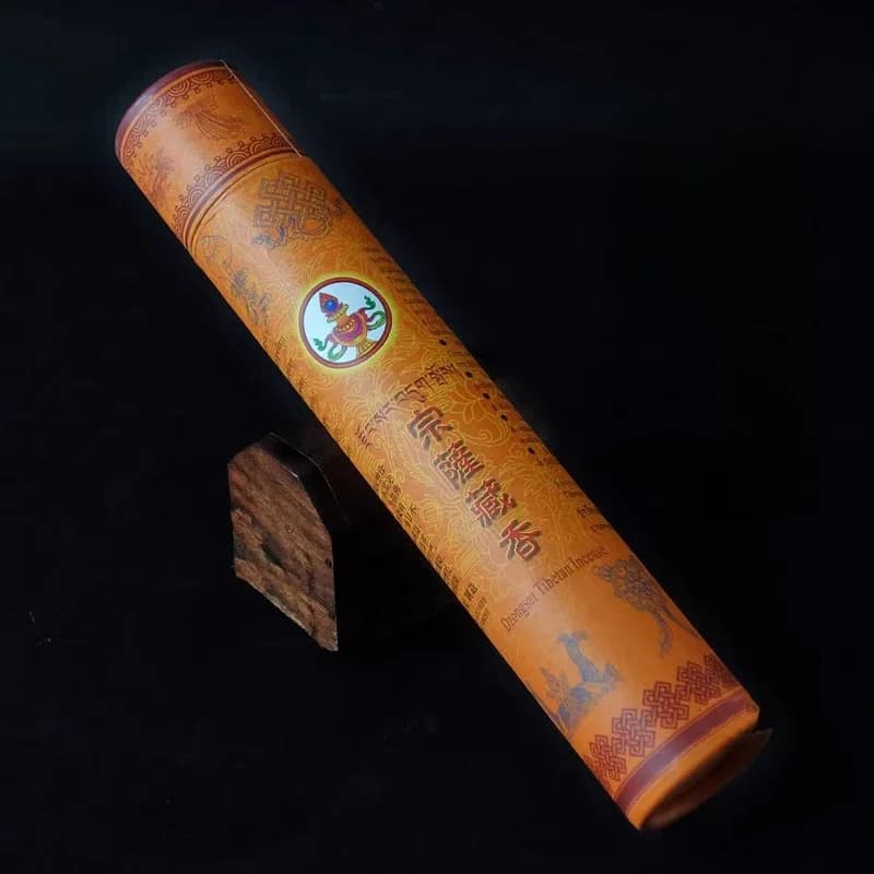 Bastone di incenso naturale puro tibetano a mano lenitivo per la casa Puro culto interno Buddha Purificazione Salute Migliora il sonno Joss Stick
