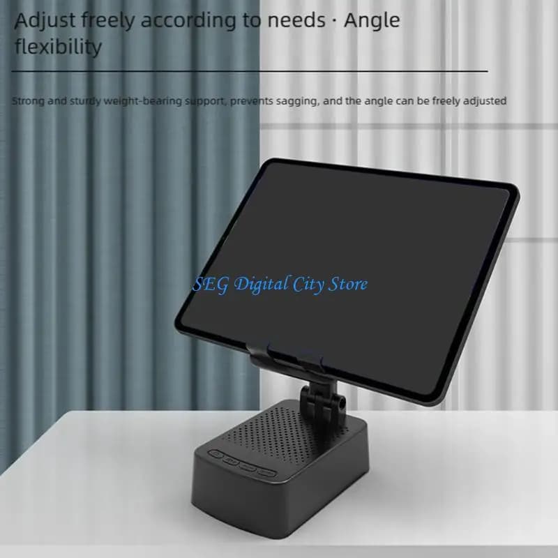 U75B Speaker Phone Stand Rotatable Adjustable Phone Holder for Smartphone Tablets