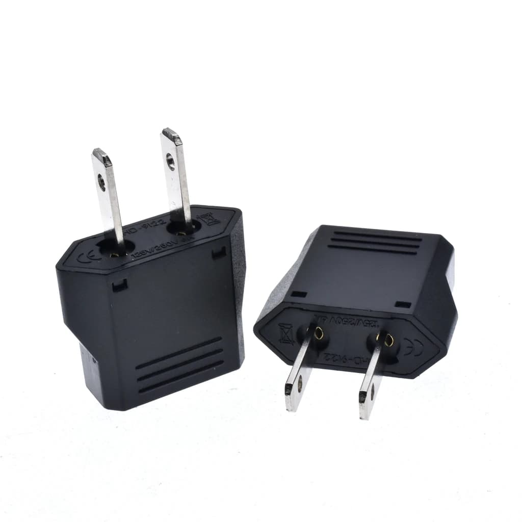 Mini adattatore CA girevole a 2 pin, da USA/AU a UE Brasile Italia Adattatore di alimentazione da viaggio Tipo A/I Presa elettrica