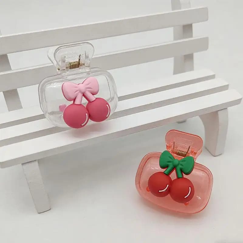 Cute Cherry Design Toothbrush Holder, Cherry Pattern, Toothbrush Head , Features Dual Holes For Drainage And Ventilatio