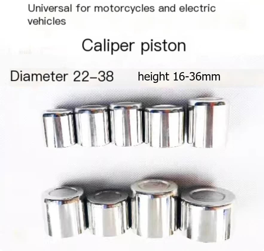 Various Specifications Motorcycle/Electric Bike Brake Pumps, Calipers & Pistons Fit for Most Models Piston+O-Ring+Piston Seal