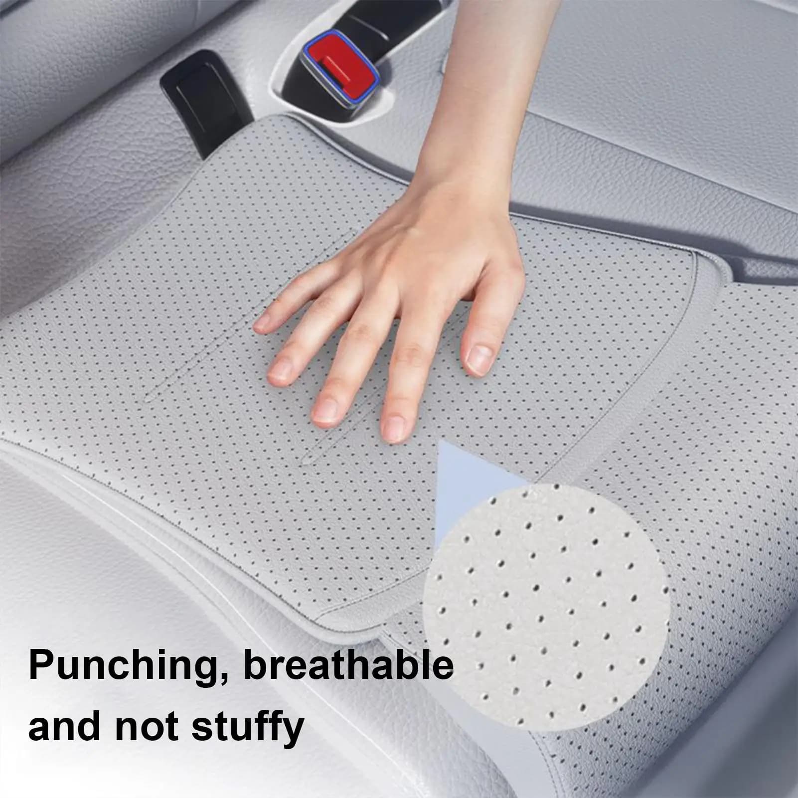 Cuscino del sedile del conducente dell'auto Cuscini del sedile dell'auto per la guida Supporto per le gambe Cuscino ergonomico Cuscini per sedie per viaggi a casa Camion Berlina SUV RV