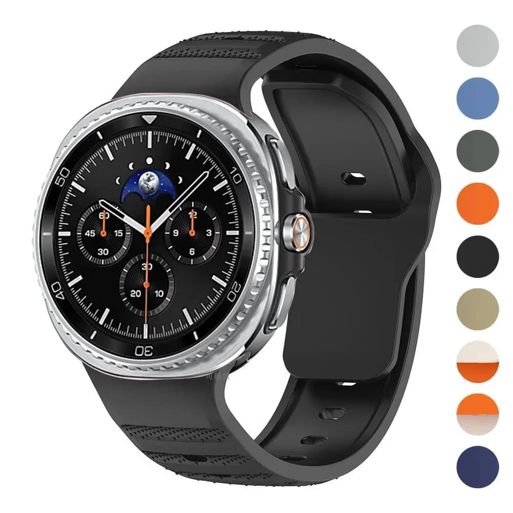 Silicone per Galaxy Watch 8/8 classic/Ultra 2/7/FE/6 4 classic/5 pro 40mm 44mm cinturino correa cinturino Samsung Galaxy Watch8