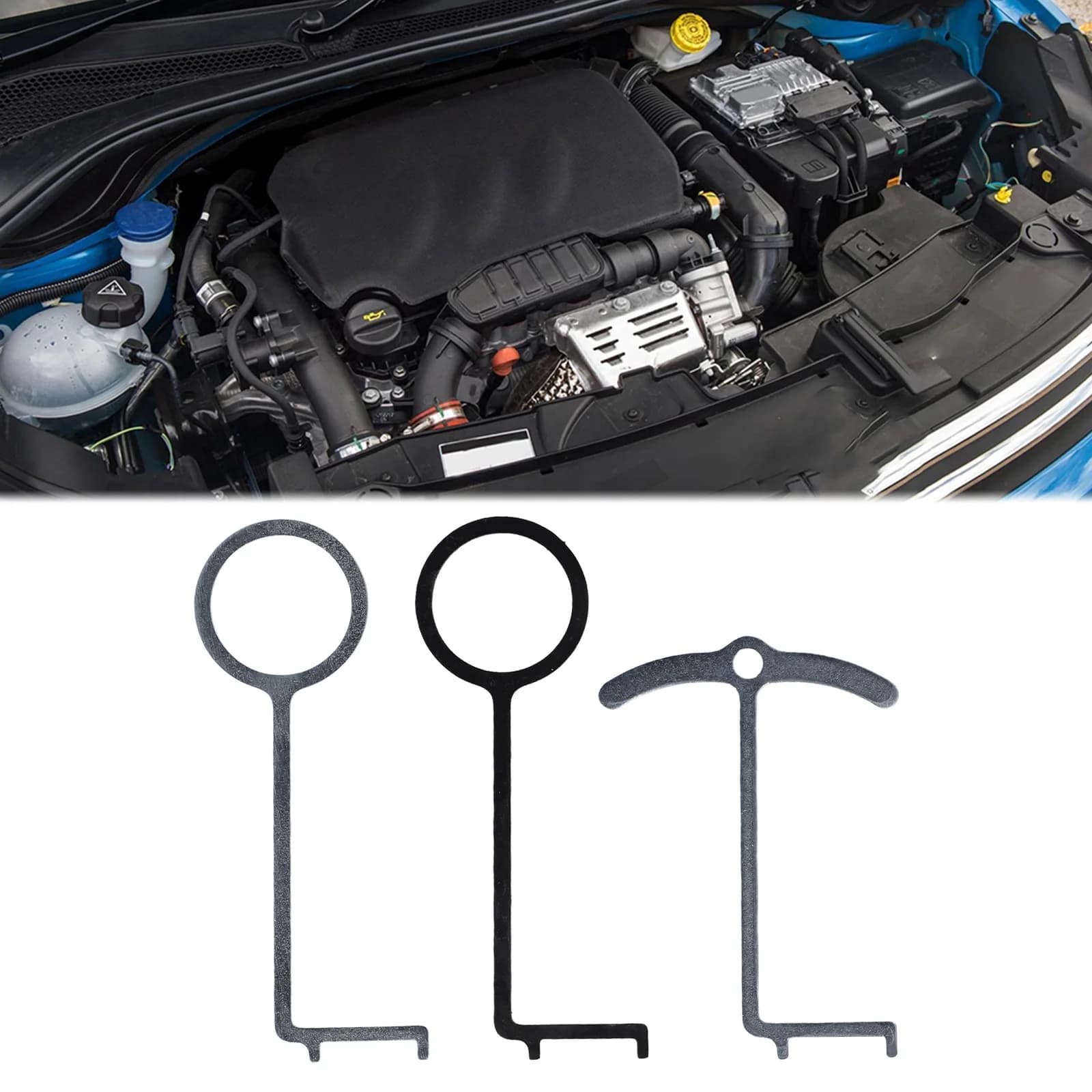 3 Pcs Timing Belt Test Tool For PureTech 1.0/1.2 For Opel (3 Cylinders) PSA EB0 Car Engine Timing Belt Test Tool