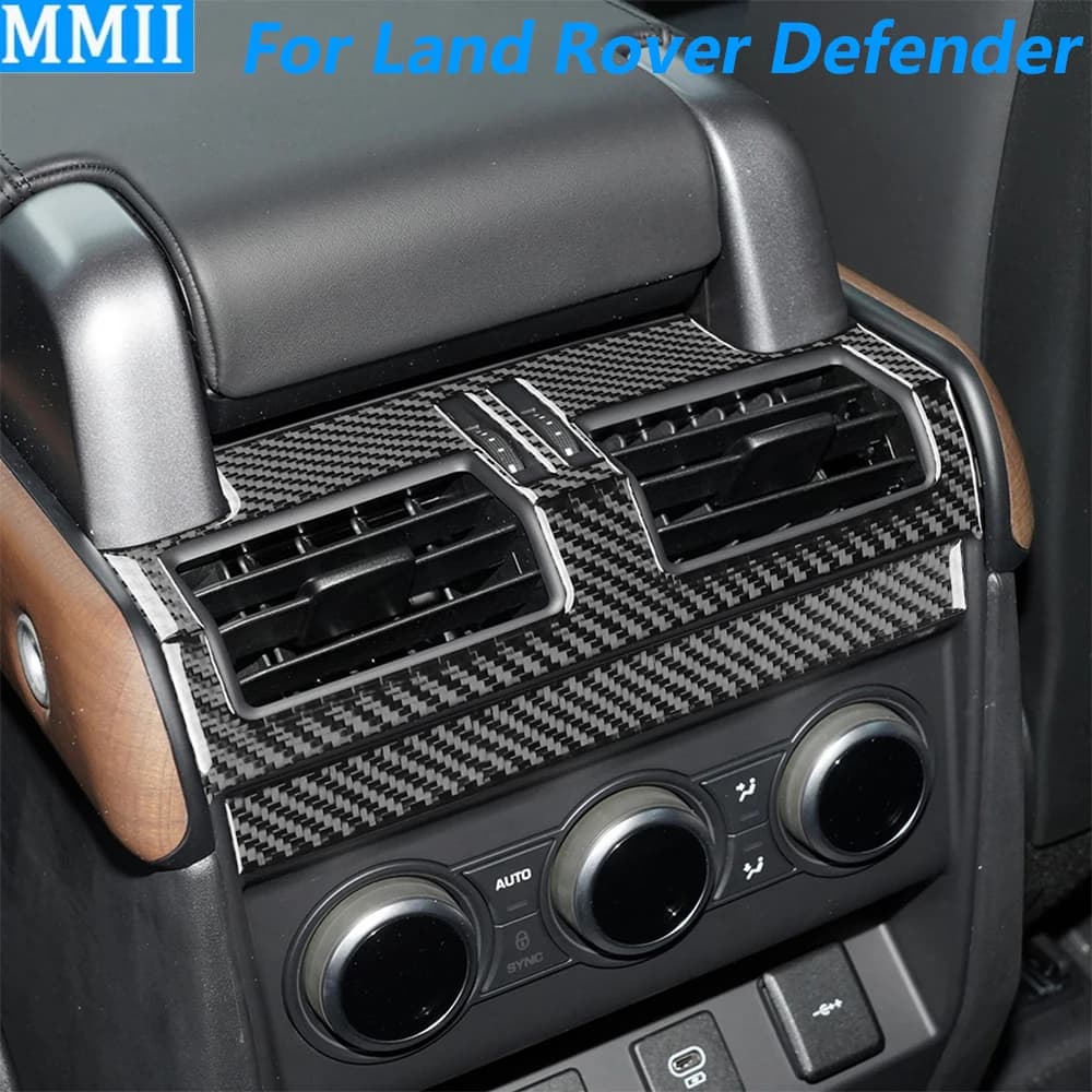 Per Land Rover Defender 2020-2025, Copertura Decorativa in Fibra di Carbonio per Bocchette di Ventilazione Posteriori, Accessori Auto, Adesivo