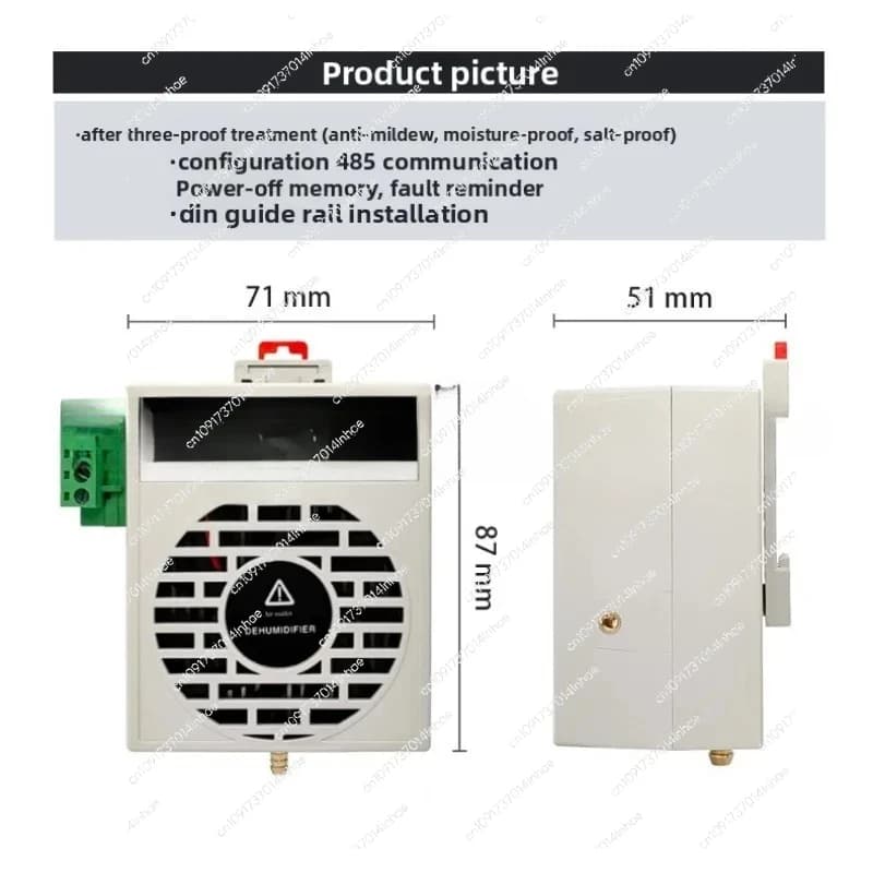 Deumidificatore Industriale Compatto Peltier con Controllo Intelligente Mini Deumidificatore Essiccatore