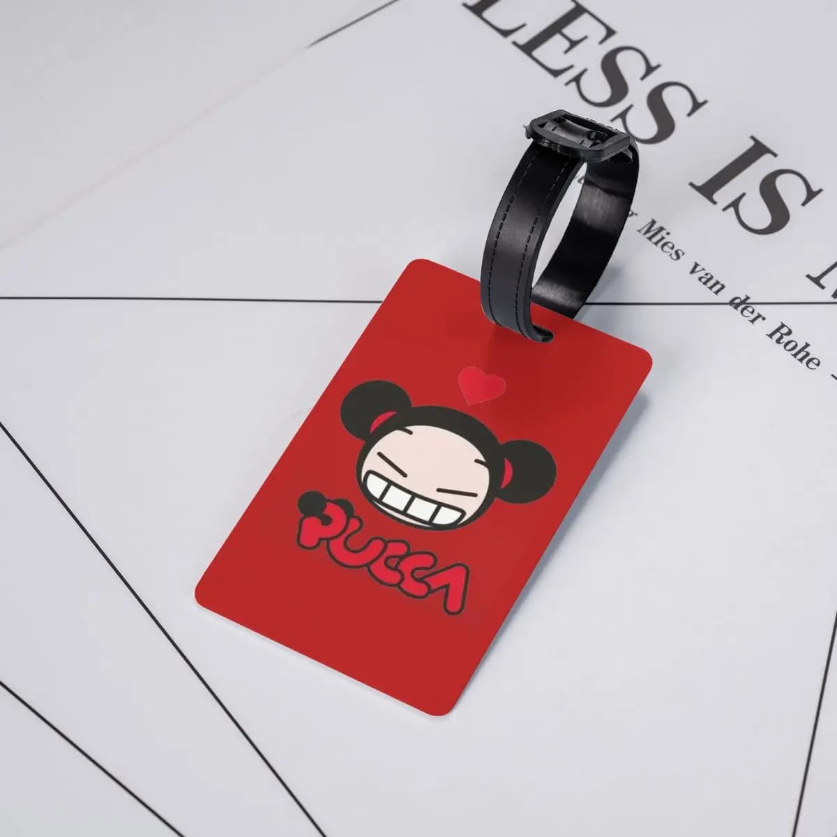 Etichette per Bagagli Anime Pucca, Accessori per Valigie, Targhette per Bagagli da Viaggio, Porta Etichette con Nome e Indirizzo