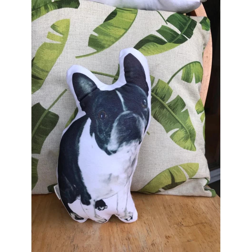 Cuscini fotografici personalizzabili con immagini dei tuoi animali domestici, familiari o neonati, con testo personalizzato aggiunto al giocattolo