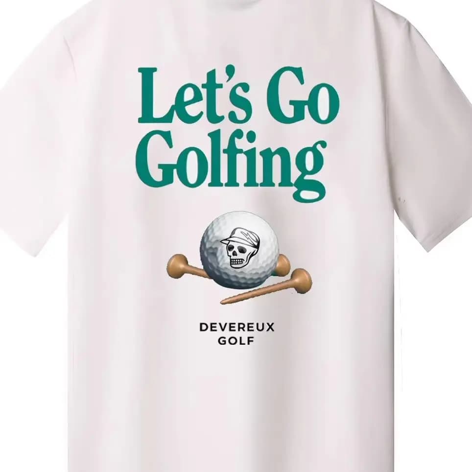 Summer golf sportswear - men's and women's loose short-sleeved breathable casual golf shirts for sports activities